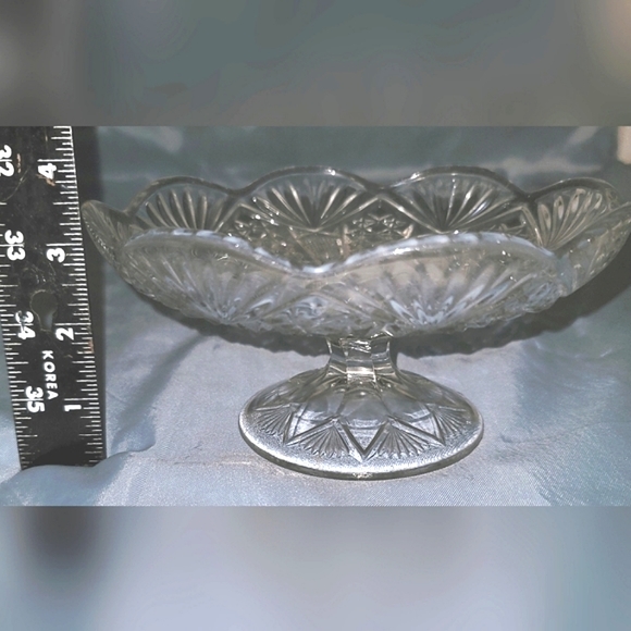 Antique EAPG pedestal compote #15088  'Panama' pattern ca.1904 - Picture 9 of 12